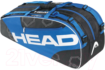 Спортивная сумка Head Elite 6R Combi / 283343 (черный/синий)