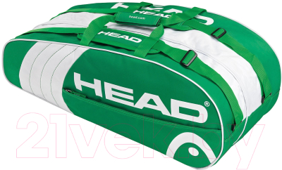 Спортивная сумка Head Core 6R Combi / 283393 (зеленый/белый)