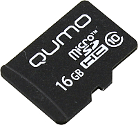 Карта памяти Qumo microSDHC (Class 10) 16GB (QM16GMICSDHC10NA) - 