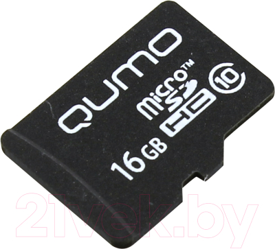 Карта памяти Qumo microSDHC (Class 10) 16GB (QM16GMICSDHC10NA)
