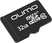 Карта памяти Qumo microSDHC (Class 10) 32GB (QM32GMICSDHC10NA) - 