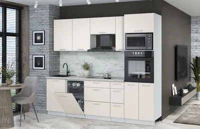 

Кухонный гарнитур, Мила Лайт 2.45-ПМ3