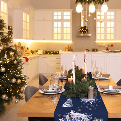 Дорожка на стол Текстильный городок Волшебство Нового года 50x150 ТХбК29283-1/50 -