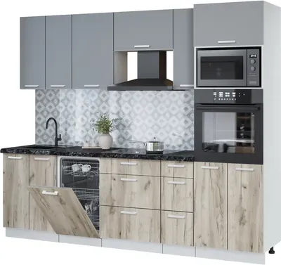 

Кухонный гарнитур, Мила Лайт 2.55-ПМ3