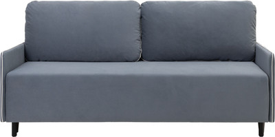 Диван KRONES Деметра 2 (велюр серо-синий/молочный) -