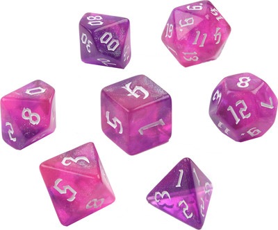 Набор кубиков для настольной игры Время игры Дайсы для ДнД / 9482837 (7шт) - 