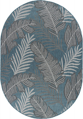 Циновка Merinos Kair S132-OVAL-BLUE (1.2х1.7) -