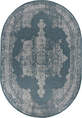 Циновка Merinos Kair S129-OVAL-BLUE (1.2х1.7) -
