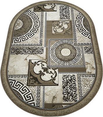 Ковер Белка Лайла де Люкс 15840 10842 Овал (1х3) - 