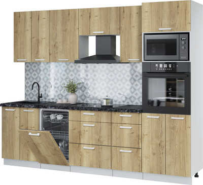 

Кухонный гарнитур, Мила Лайт 2.65-ПМ3