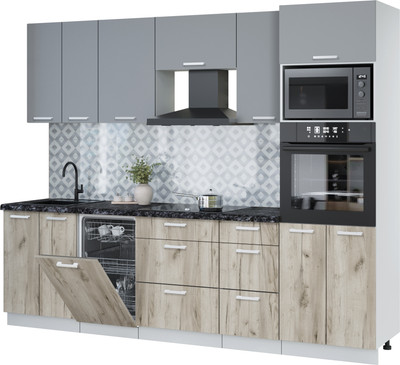 

Кухонный гарнитур, Мила Лайт 2.65-ПМ3