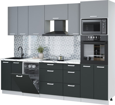 

Кухонный гарнитур, Мила Лайт 2.65-ПМ3