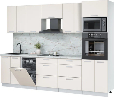 

Кухонный гарнитур, Мила Лайт 2.85-ПМ3