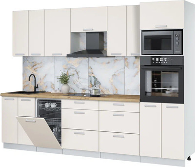 

Кухонный гарнитур, Мила Лайт 2.85-ПМ3