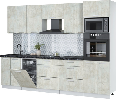 

Кухонный гарнитур, Мила Лайт 2.85-ПМ3