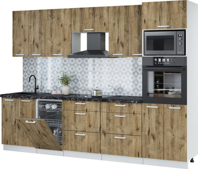 

Кухонный гарнитур, Мила Лайт 2.85-ПМ3