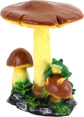 Фигурка для сада Хорошие сувениры Гриб тройной с лягушкой / 10942103 - 