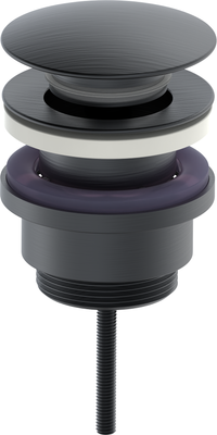 Донный клапан Oliveeka OL-SS07-BGM (матовый оружейный металл) -