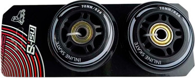 Набор колес для роликовых коньков ZEZ Sport LK002-Ч (2шт) -