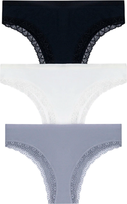 Комплект женских трусов Mark Formelle 412281-3 (р.90, лунная скала-1) - 