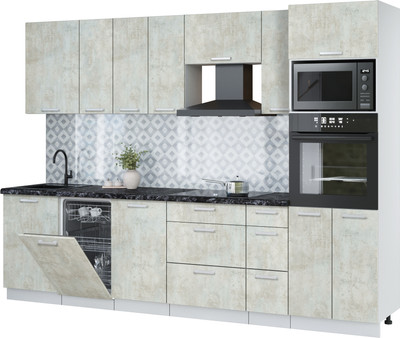 

Кухонный гарнитур, Мила Лайт 2.9-ПМ3