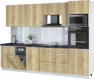 

Кухонный гарнитур, Мила Лайт 2.9-ПМ3