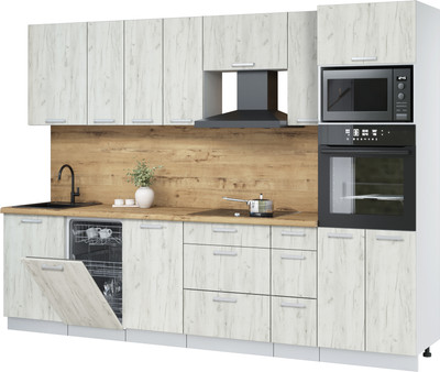 

Кухонный гарнитур, Мила Лайт 2.9-ПМ3