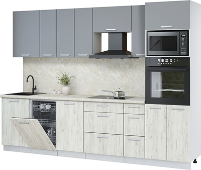 

Кухонный гарнитур, Мила Лайт 2.9-ПМ3