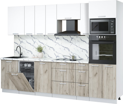 

Кухонный гарнитур, Мила Лайт 2.9-ПМ3