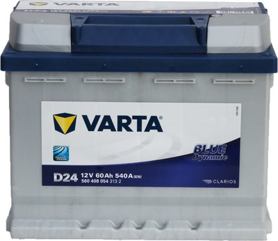 Автомобильный аккумулятор Varta Blue D24 60R 540A - 