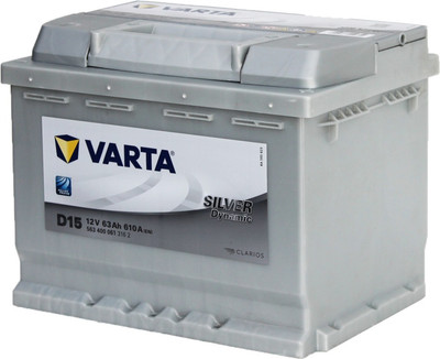 Автомобильный аккумулятор Varta Silver D15 63R 610A - 