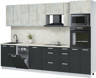 

Кухонный гарнитур, Мила Лайт 3.0-ПМ3