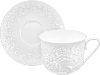 

Чашка с блюдцем, Шишки 950449