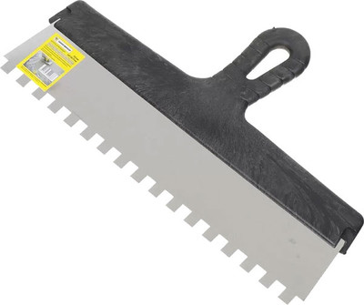 Шпатель No Brand Для клея 15см зуб 6х6 (нержавейка) - 