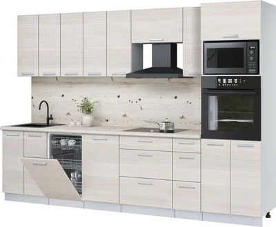 

Кухонный гарнитур, Мила Лайт 3.05-ПМ3