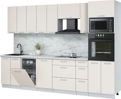 

Кухонный гарнитур, Мила Лайт 3.05-ПМ3