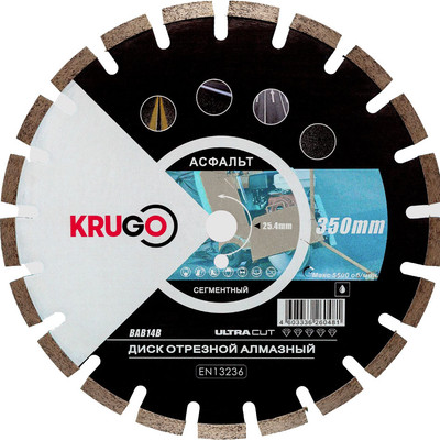 Отрезной диск алмазный Krugo BAB14B - 