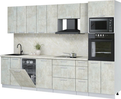 

Кухонный гарнитур, Мила Лайт 3.05-ПМ3