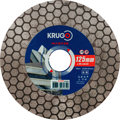 Отрезной диск алмазный Krugo Master 81091250286 - 