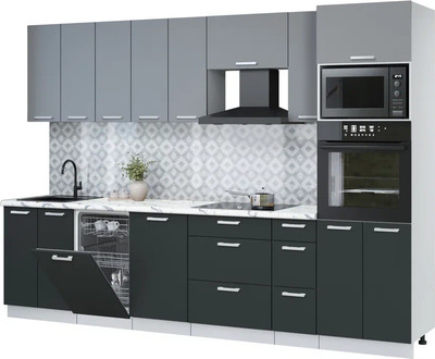 

Кухонный гарнитур, Мила Лайт 3.05-ПМ3