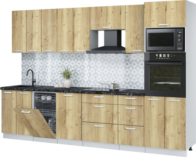 

Кухонный гарнитур, Мила Лайт 3.1-ПМ3