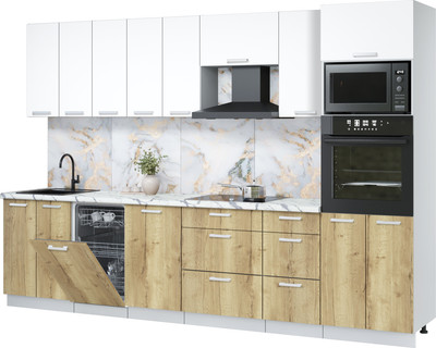 

Кухонный гарнитур, Мила Лайт 3.1-ПМ3