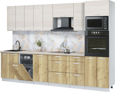 

Кухонный гарнитур, Мила Лайт 3.1-ПМ3