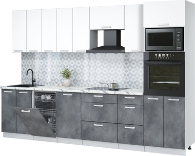 

Кухонный гарнитур, Мила Лайт 3.1-ПМ3