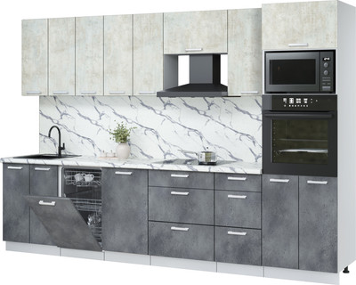 

Кухонный гарнитур, Мила Лайт 3.1-ПМ3