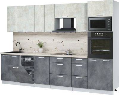 

Кухонный гарнитур, Мила Лайт 3.1-ПМ3