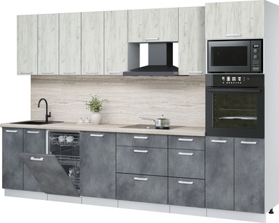 

Кухонный гарнитур, Мила Лайт 3.1-ПМ3