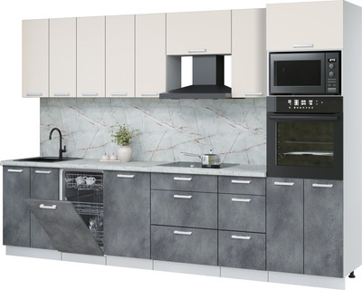 

Кухонный гарнитур, Мила Лайт 3.1-ПМ3