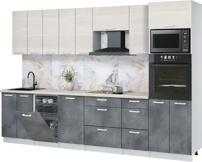 

Кухонный гарнитур, Мила Лайт 3.1-ПМ3