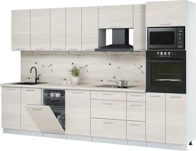 

Кухонный гарнитур, Мила Лайт 3.2-ПМ3